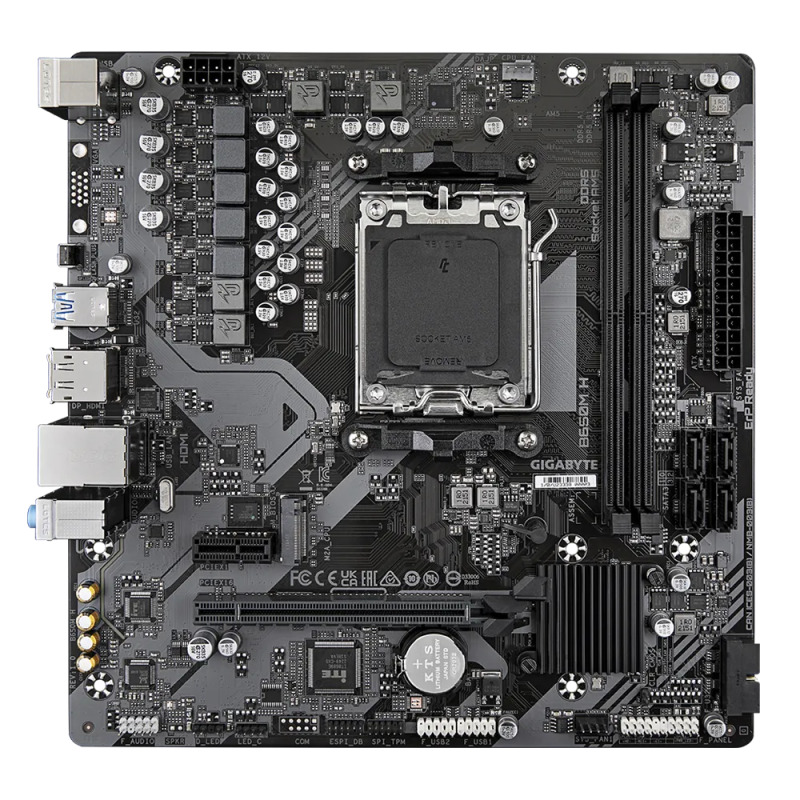 TARJETA MADRE GIGABYTE B650M H / SOCKET AM5 / DDR5 / HDMI / DP / MICRO ATX / GAMA MEDIA